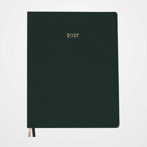 AGENDA ANUAL (2027) DOHE ZENITH COSIDA tapa FLEXIBLE POLIPIEL 210x280 S/V NEGRO