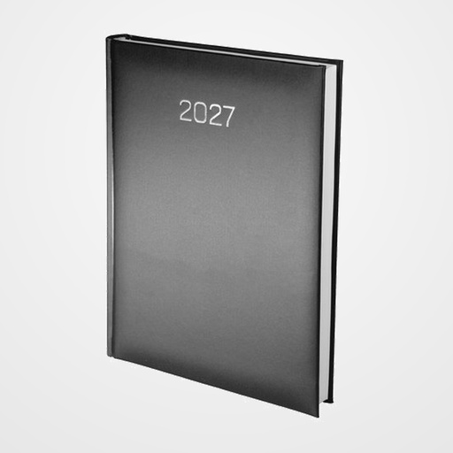 AGENDA ANUAL (2027) EDEUSTO PREMIUM COSIDA tapa ACOLCHADA D07 145x205 D/P NEGRO (C01)