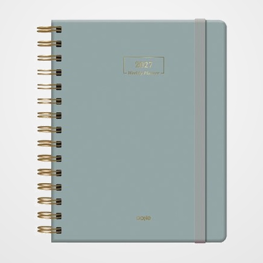 AGENDA ANUAL (2027) ETHERNAL WIRE-O tapa EXTRA 160x210 S/V VERDE