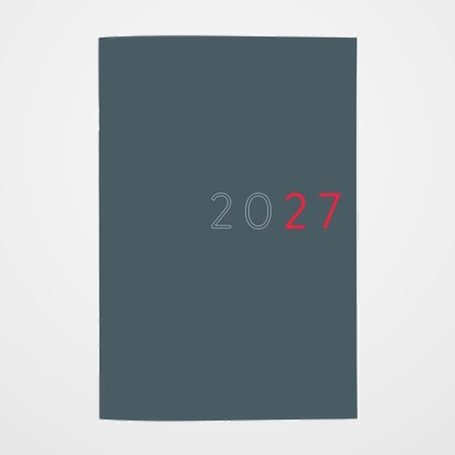 AGENDA ANUAL (2027) FINOCAM INTERNACIONAL PLANIFICADOR Y11 165x240 M/V + NOTAS GRIS