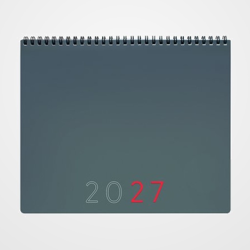AGENDA ANUAL (2027) FINOCAM INTERNACIONAL PLANIFICADOR 250x200 M/V + NOTAS GRIS