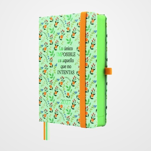 AGENDA ANUAL (2027) FINOCAM MINIMAL DESIGN COSIDA tapa EXTRA con GOMA M4 118x168 D/P IMPOSIBLE