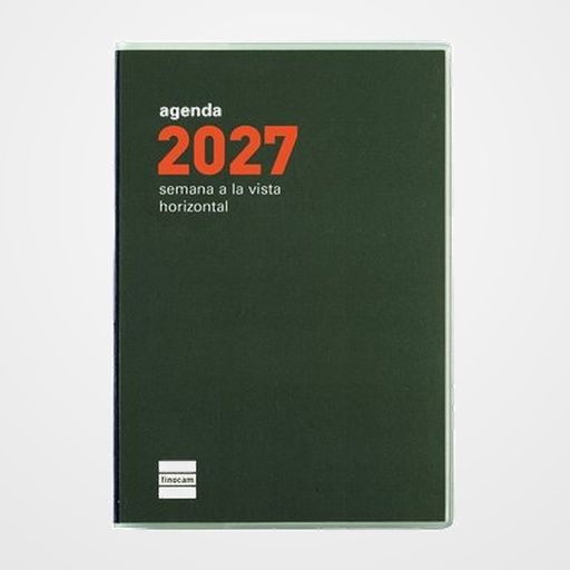 AGENDA ANUAL (2027) FINOCAM PLANA MIN COSIDA tapa PP PL3 82x127 S/V APAIS.