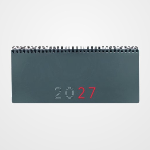 AGENDA ANUAL (2027) FINOCAM PLANIFICADOR 290x116 S/V + NOTAS GRIS