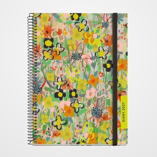 AGENDA ANUAL (2027) MIQUELRIUS NATURA ESPIRAL tapa EXTRA con GOMA PLUS 155x213 D/P SILVESTRE
