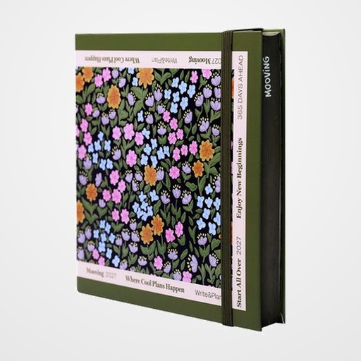 AGENDA ANUAL (2027) MOOVING LIBERTY COSIDA tapa PP con GOMA 190x190 D/P