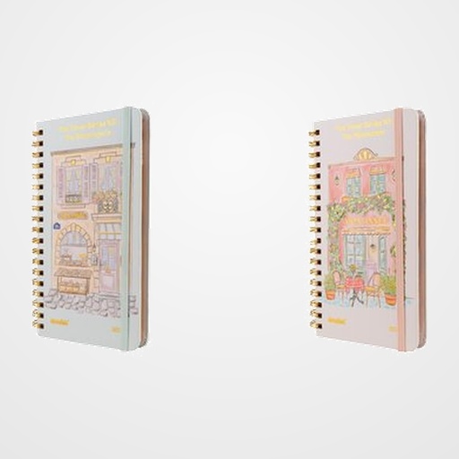 AGENDA ANUAL (2027) MOOVING TRAVEL WIRE-O tapa EXTRA con goma POCKET 170x90 S/V SURTIDO (2 mod.)