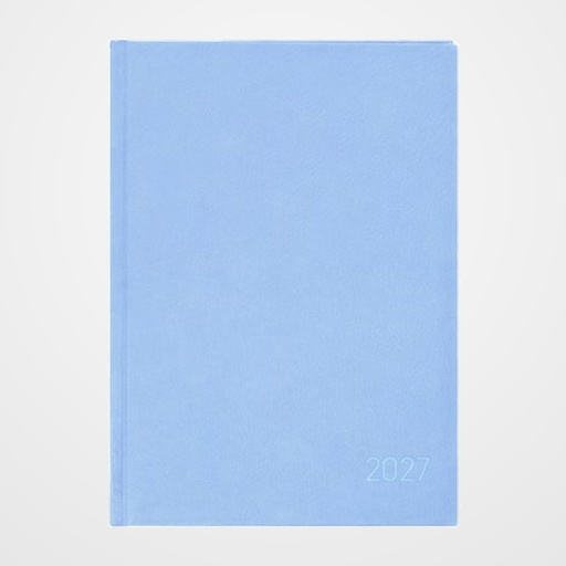AGENDA ANUAL (2027) OXFORD MODERN PASTEL COSIDA tapa ACOLCHADA A5 210x150 D/P DUSTY BLUE