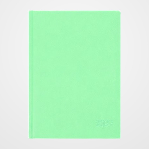 AGENDA ANUAL (2027) OXFORD MODERN PASTEL COSIDA tapa ACOLCHADA A5 210x150 D/P ICE MINT