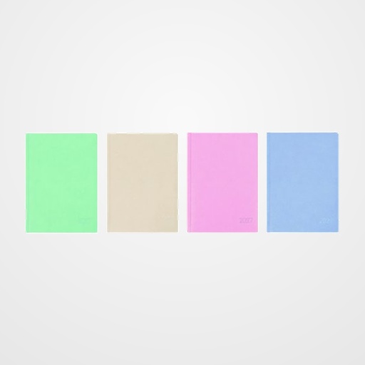AGENDA ANUAL (2027) OXFORD MODERN PASTEL COSIDA tapa ACOLCHADA A5 210x150 D/P SURTIDO (4 col.)