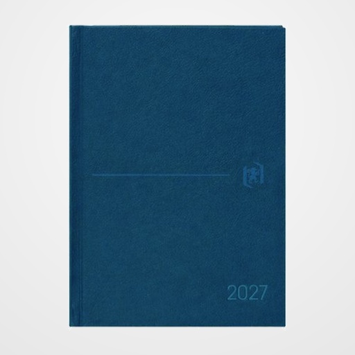 AGENDA ANUAL (2027) OXFORD MODERN VIVOS COSIDA tapa ACOLCHADA A5 210x150 D/P AQUA