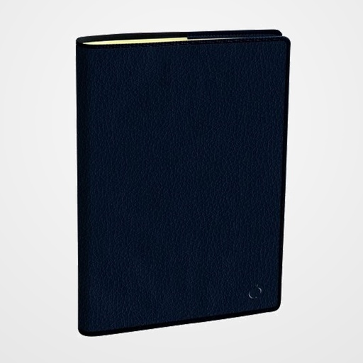 AGENDA ANUAL (2027) QUO VADIS NOTE 27 SP MARLOW SOBRECUBIERTA COSIDA tapa SIMIL PIEL 210x270 S/V CON NOTAS AZUL NOCHE