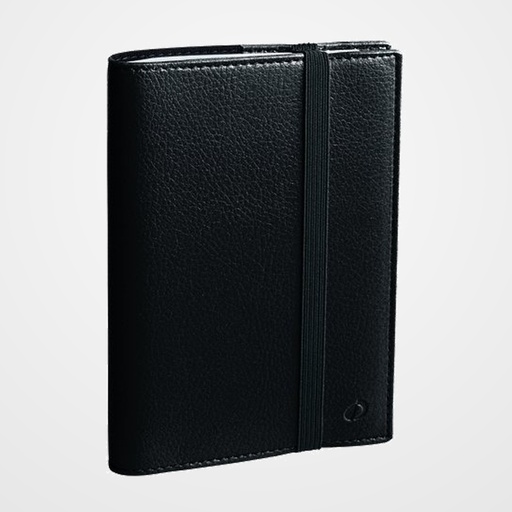 AGENDA ANUAL (2027) QUO VADIS TIME&LIFE LARGE ML SOBRECUBIERTA WIRE-O tapa SIMIL PIEL CON GOMA 160x240 S/V 2 PAG. NEGRO
