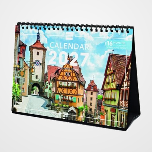 CALENDARIO (2027) FINOCAM INTERNACIONAL SOBREMESA IMAGENES MENSUAL PARA ESCRIBIR S 210x150 CHARMING