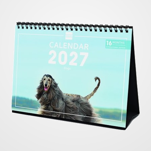 CALENDARIO (2027) FINOCAM INTERNACIONAL SOBREMESA IMAGENES MENSUAL PARA ESCRIBIR S 210x150 DOGS