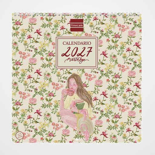 CALENDARIO (2027) FINOCAM PARED ESPIRAL ART MENSUAL PARA ESCRIBIR 300x300 MARTABGE