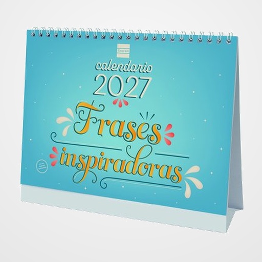 CALENDARIO (2027) FINOCAM SOBREMESA ART MENSUAL PARA ESCRIBIR S 210x150 FRASES INSPIRADORAS