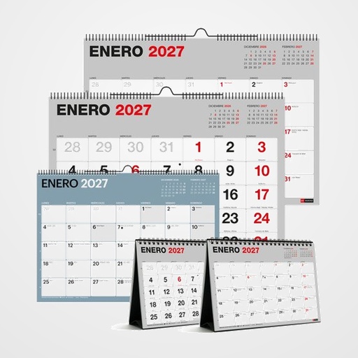 CALENDARIO (2027) MIQUELRIUS BASIC A3/A5 SURTIDO LOTE DE 30