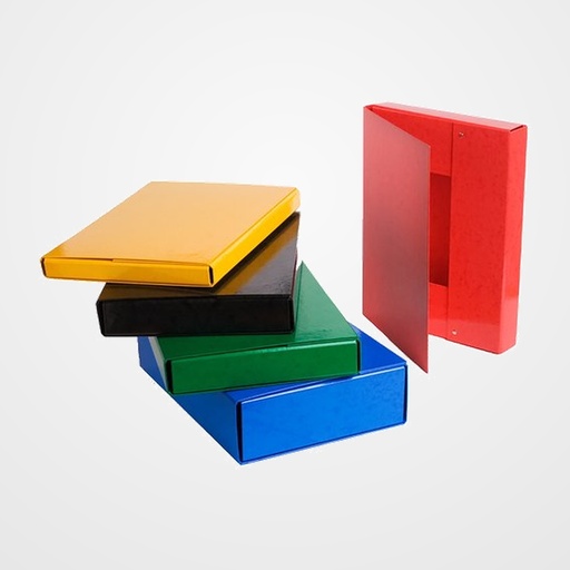 CARPETA de PROYECTOS SARO CARTON FORRADO A4 IMAN 5 cm AZUL