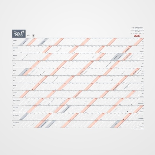 CALENDARIO (2027) QUO VADIS DIARIZON MURAL ANUAL 550x430