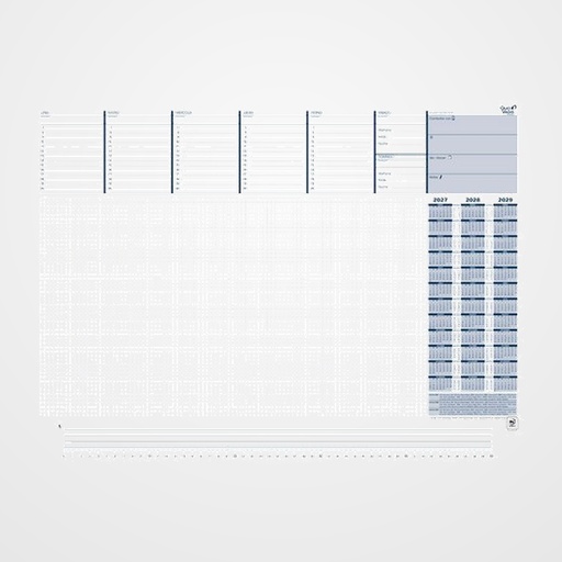 CALENDARIO (2027) QUO VADIS VADE ESCRIBANIA 50 HOJAS 595x420 cm S/V