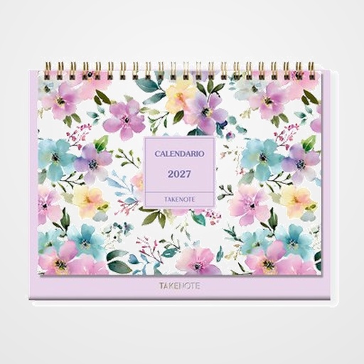CALENDARIO (2027) TAKENOTE SOBREMESA MENSUAL 230x230 NOA
