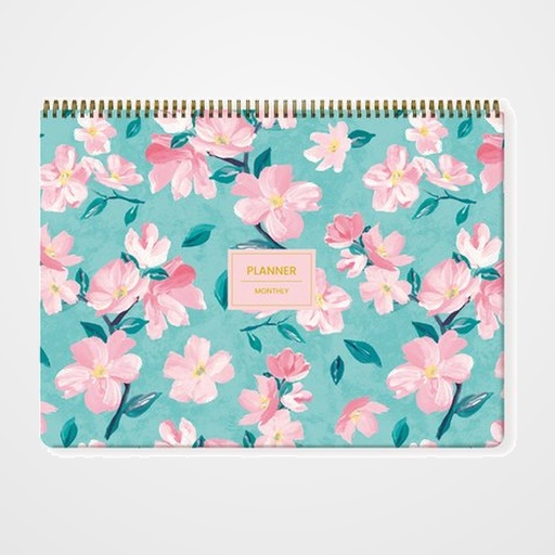 PLANIFICADOR TAKENOTE MONTHLY PLANNER DANIELA WIRE-O NO FECHADO 315x230 M/V