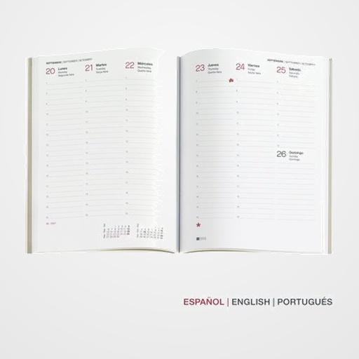 RECAMBIO AGENDA ANUAL (2027) MIQUELRIUS CLASSIC PLUS 213x155 S/V APAIS.