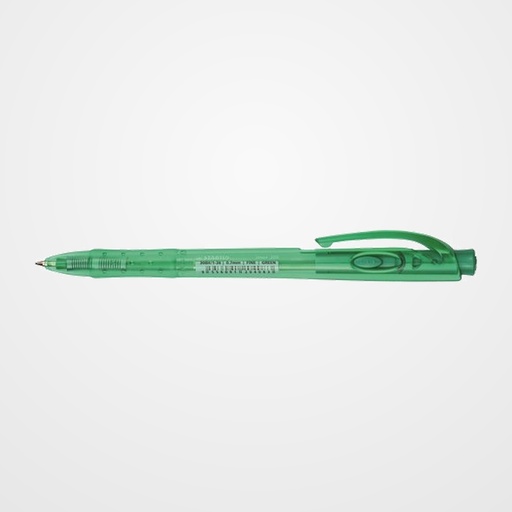 BOLIGRAFO STABILO RETRACTIL LINER 308H 0.7 VERDE