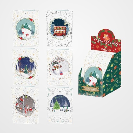 CHRISTMAS ARGUVAL ORLA SNOW 133x191 SURTIDO EXP. 48 (6 mod.)
