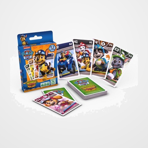 JUEGO CARTAMUNDI SHUFFLE FUN 4 IN 1 PATRULLA CANINA