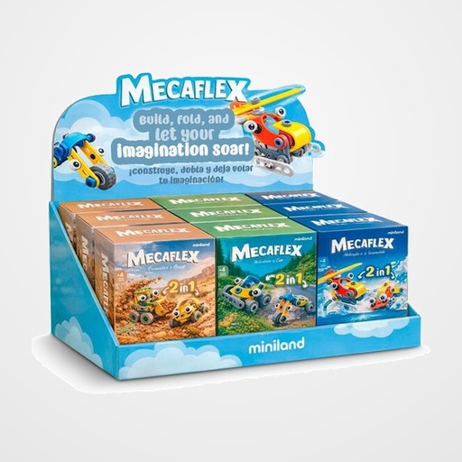 JUEGO MINILAND CONSTRUCCIONES FLEXIBLES EXPOSITOR (4 a 9 años)
