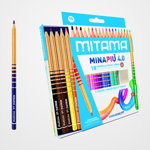 LAPICES de COLORES MITAMA CAJA de 18