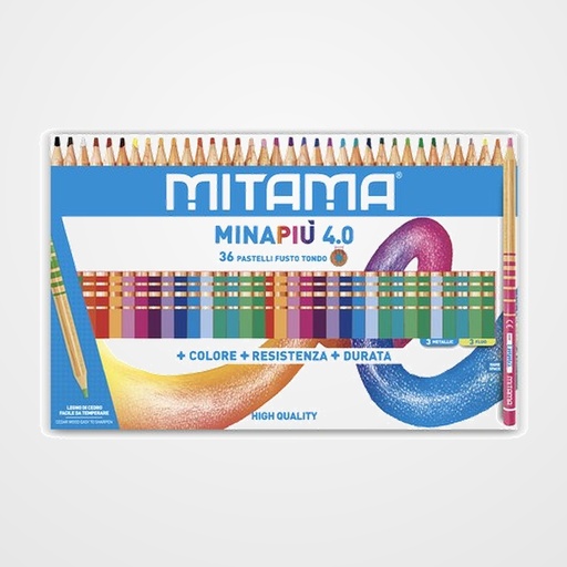 LAPICES de COLORES MITAMA CAJA de 36