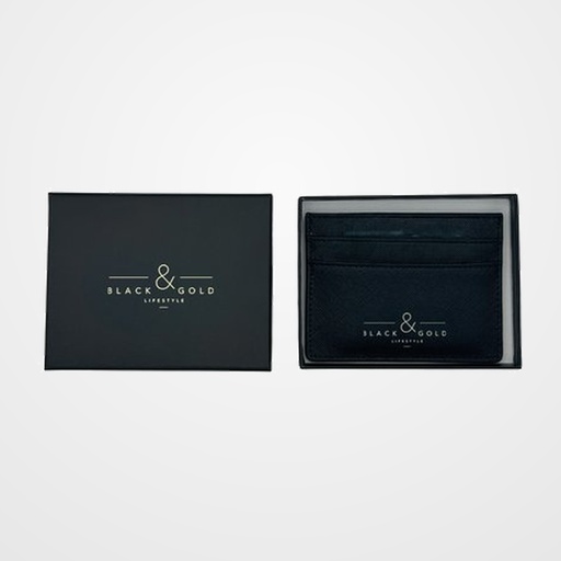 TARJETERO DOHE BLACK&GOLD NEGRO
