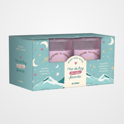VELA ALPINO LOVELY HOME ROSA WATER 120g PACK de 2