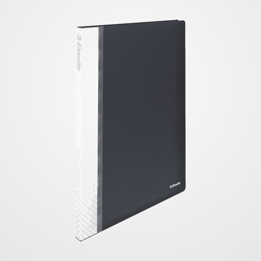 CARPETA FUNDAS (TARIFARIO) ESSELTE PP RIGIDO A4  40 F. NEGRO