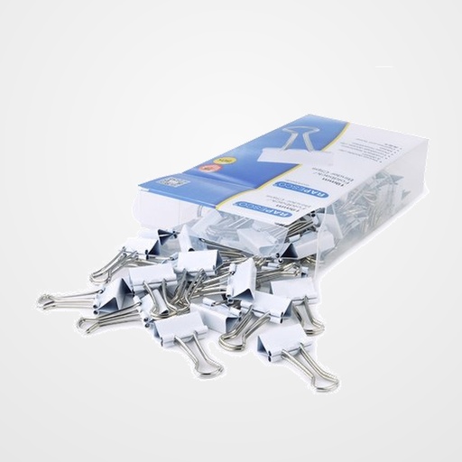 PINZA PALA ABATIBLE RAPESCO BLANCA 19 mm. CAJA de 80