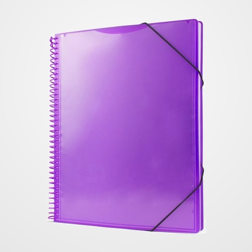 CARPETA FUNDAS (TARIFARIO) PRYSE PP PERSONALIZABLE A4 50 F. LILA