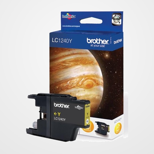 CARTUCHO INKJET BROTHER LC-1240YBP AMARILLO MFC- J6510DW/J6710DW/J6910DW (600 PAG.)