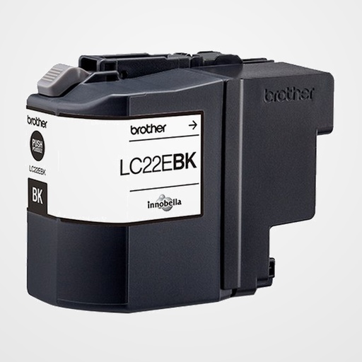 CARTUCHO INKJET BROTHER LC-22EBK MFC-J5920DW NEGRO (2.400 PAG.)