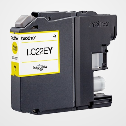 CARTUCHO INKJET BROTHER LC-22EY MFC-J5920DW AMARILLO (1.200 PAG.)