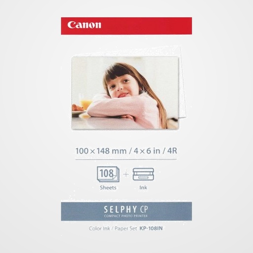 CARTUCHO INKJET CANON KP-108IN CP330/CP520/CP530/CP750/CP760/CP770/CP780/CP790/CP800/CP820/CP900/CP910 TRICOLOR 108 PAG. (3115B001)