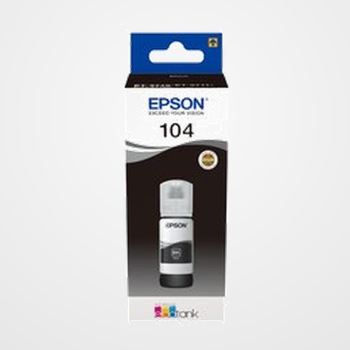 CARTUCHO INKJET EPSON T00P140 ECOTANK 104 ET-2710/2711/2712/2714/2715/2720/2721/2726/4700/4750 NEGRO 70ML