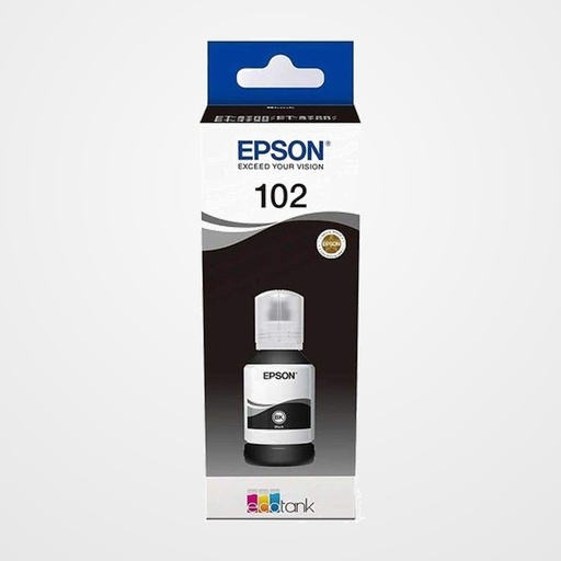 CARTUCHO INKJET EPSON T03R140 Nº102 ECO TANK ET-2700/2750/3700/3750/4750 NEGRO 127ML