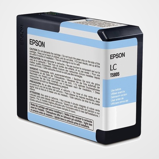 CARTUCHO INKJET EPSON T580500 STYLUS PRO 3800/3880 CIAN CLARO 80ML