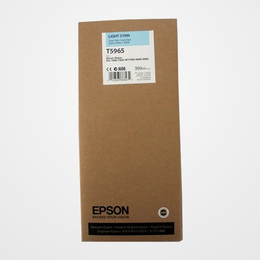 CARTUCHO INKJET EPSON T596500 STYLUS PRO 7900/9900 CIAN CLARO 350ML