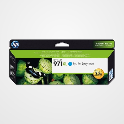 CARTUCHO INKJET HP CN626AE Nº 971XL OFFICEJET PRO X451DN/X451DW/X476DN MFP/X476DW MFP/X551DW/X576DW MFP CIAN 6600 PÁG.