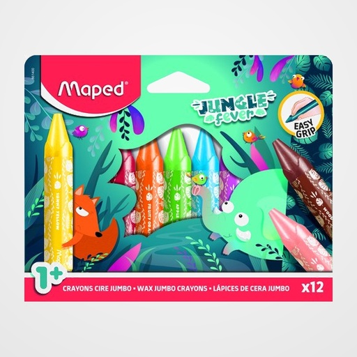 CERAS MAPED JUNGLE FEVER JUMBO ESTUCHE de 12