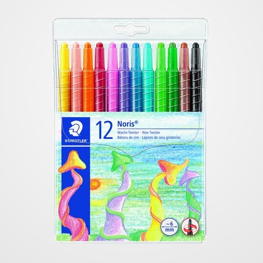 CERAS STAEDTLER 221 NORIS CLUB GIRATORIA ESTUCHE PLAST.de 12